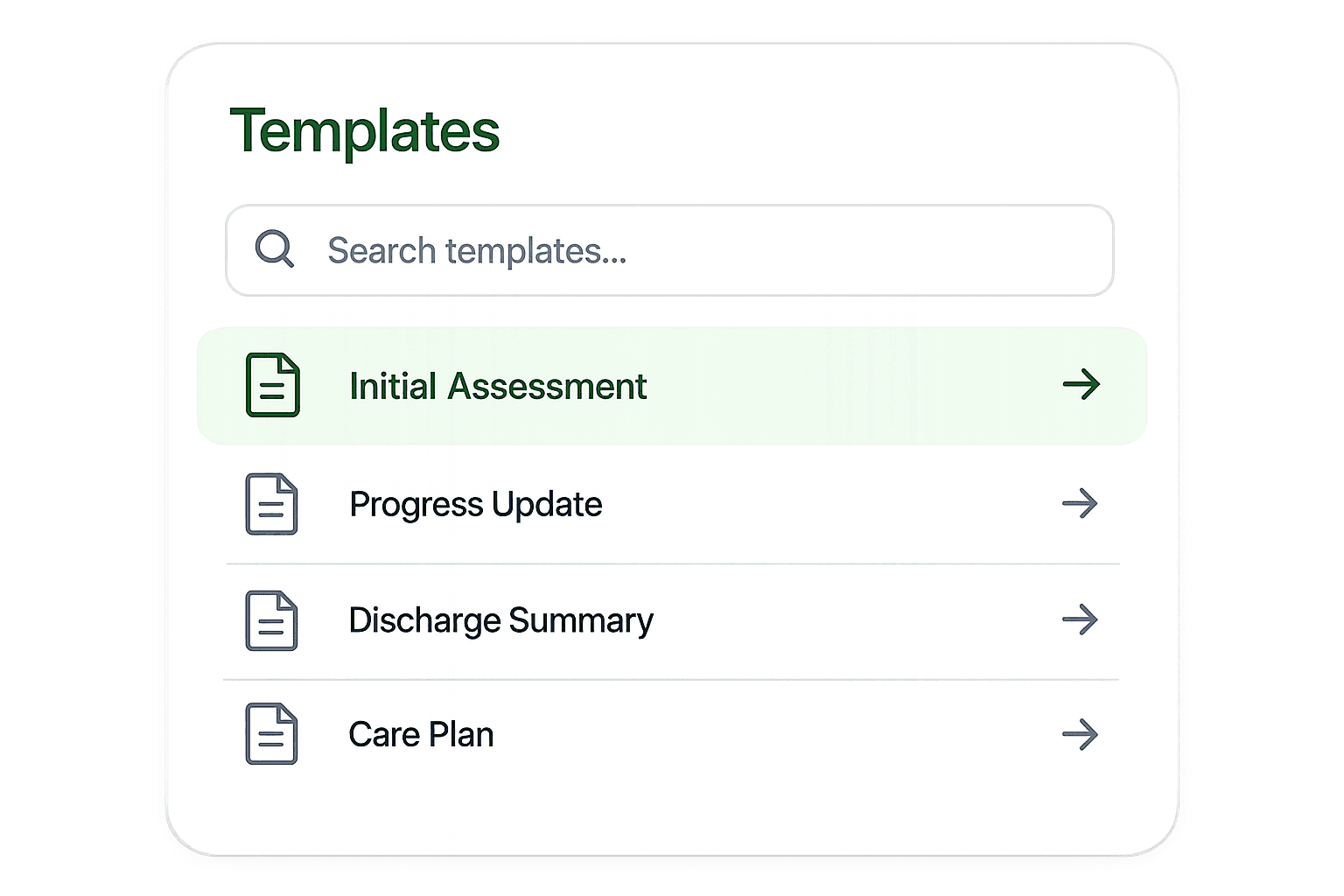 Templates